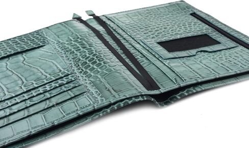 Genuine Leather a5 Planner Cover Personal Organizer, Compatible with Stalogy Hobonichi A5 Size Planner Notebooks (Croco-Light Blue) in Saudi Arabia