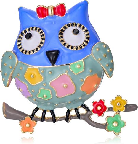 Midari Cute Animal Brooch Pin for Women Lapel Pins Corsage Brooches Scarf Clip Pins for Men Suit Clothing Dress Accessories Decoration Fashion Jewelry Gifts in Kuwait