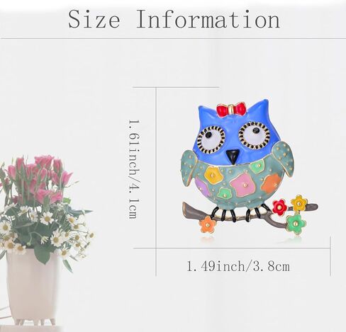 Midari Cute Animal Brooch Pin for Women Lapel Pins Corsage Brooches Scarf Clip Pins for Men Suit Clothing Dress Accessories Decoration Fashion Jewelry Gifts in Kuwait