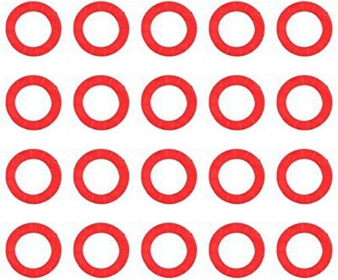 علامات أغطية المفاتيح من MAYiT، حلقات تعريف لغطاء المفاتيح من السيليكون، مجموعة من الملصقات الملونة، نظام ترميز مثالي لوضع علامة على مفاتيحك in Kuwait