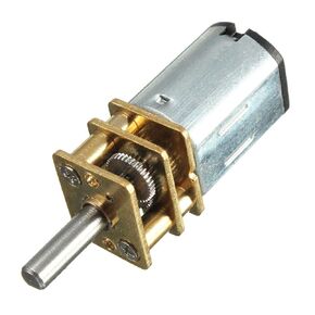 Micro DC 6V 12V Speed Motor with Full Metal Replacement N20 Shaft Diameter Gear Motor for RC Car, Robot Model, DIY Engine(12V, 300rpm)