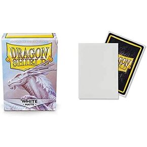 Dragon Shield Matte White Standard Size 100 ct Card Sleeves Individual Pack