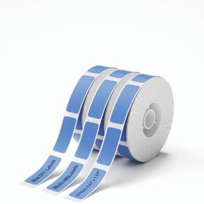 NIIMBOT D11 Luminous Label Maker Tape 3 Rolls Adhesive Label Paper 0.51" X 1.38" (13 X 35mm) 90 Labels/Roll, Compatible for NIIMBOT D11 D110 Label Printer, 3-Roll
