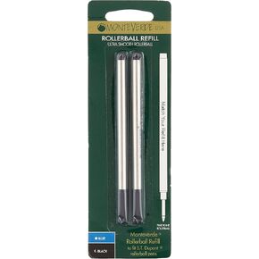 Monteverde Rollerball Refill to Fit Dupont Rollerball Pens, Fine Point, Black, 2 per Pack (T222BK) in Kuwait