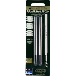 Monteverde Capless Ceramic Rollerball Refill for Pelikan Ballpoint Pens, Blue/Black (K232Bb)