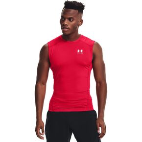 Under Armour Big & Tall HeatGear Armour Comp Sleeveless Black/White 2XT