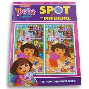 Activity Books Spot The Difference Book Game for Kids - 22 Puzzles with Answer Key (Spongebob Squarepants)