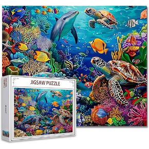 Animal Fire Phoenix Jigsaw Puzzles 1000 Pieces for Adults, Families (Wildlife, Phoenix,Birds) Pieces Fit Together Perfectly 19.7''x27.6''inch Mythical Creature Frameable Magic Puzzle Art（Red）