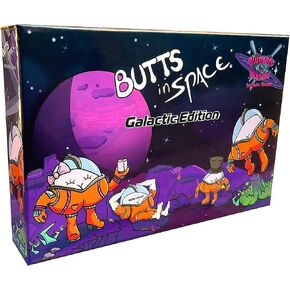 Glutes in Space Galactic Edition - Silly Gift for 2-4 Players by The Dusty Top Hat