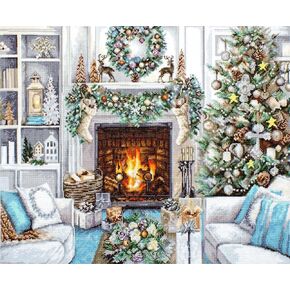 Cross Stitch Kit Luca-S - Christmas Interior