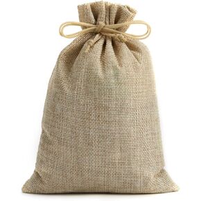 Tendwarm 20Pcs 3x4 inch Burlap Gift Bags with Drawstring Recyclable Linen Sacks Bag for Wedding Favors Party DIY Craft Jewelry Bags