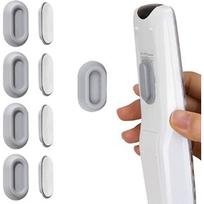 Magnetic Remote Control Holder Wall Mount, 4pcs Self Adhesive TV Remote Control Rack, Silicone Fan Air Conditioner Controller Storage Organizer Caddy for Home Office Desk Nightstand TV Backside