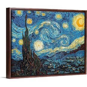 Colorful DIY Paint by Numbers for Adults Beginner Oil Canvas Painting Kits Easy Drawing Paintwork with Brushes Acrylic PigmentHome Decor Gifts — The Starry Night June 1889 By Vincent Van Gogh