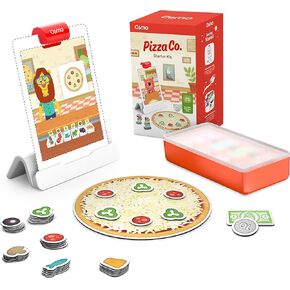 Osmo - Pizza Co. مجموعة المبتدئين لأجهزة iPad - للأعمار من 5 إلى 12 عامًا - تتضمن قاعدة iPad لمهارات الاتصال والرياضيات