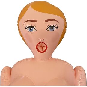 Inflatable Blow Up Doll Life Size - Bachelorette Parties - Decoration for Pranks - Birthday Party 60" - Blondie Care