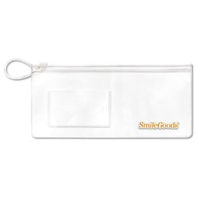 SmileGoods Clear Zipper 6" x 10" Pouch, 72 Pack