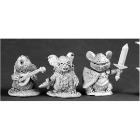 Mousling Heroes Bard, Thief, Knight Dark Heaven Legends Series
