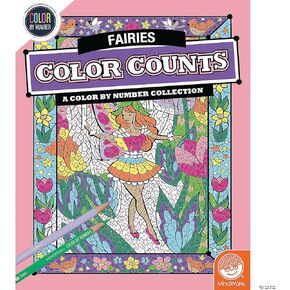 MindWare Color By Number Color Counts (Fairies)