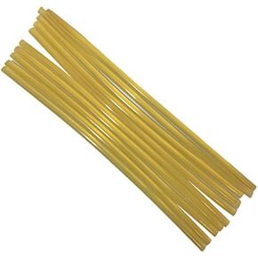 TrendBox Pack of 20 Crystal Yellow 7mmx270mm - Hot Melt Glue Sticks Strips Melting Adhesive for Handmade Craft DIY Home Office Project Craftwork Fix & Repairs