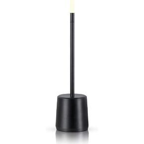 Portable LED Metal Table Lamp - 3 Level Brightness Touch Control Desk Lamps for Bedroom Nightstand,Rechargeable Battery - Ideal Bedside Lamp for Bedroom Nightstand