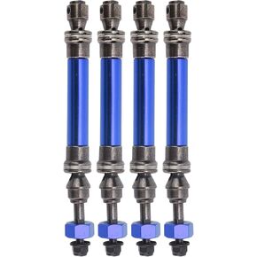4Pcs RC Car Drive Shaft Metal Front Rear CVD Driving Shaft RC Axle Compatible with Slash 4X4 1/10 RC Car () Model Car Accessories
