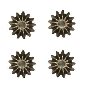 4Pcs Harden Steel Differential Spider Gears for Traxxas E-Revo Revo T-Maxx Slayer Summit 5382X Upgrade Parts