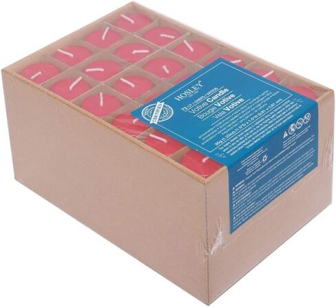 Hosley's Set of 30 Unscented White Votive Candles in Saudi Arabia