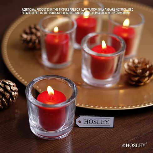 Hosley's Set of 30 Unscented White Votive Candles in Saudi Arabia