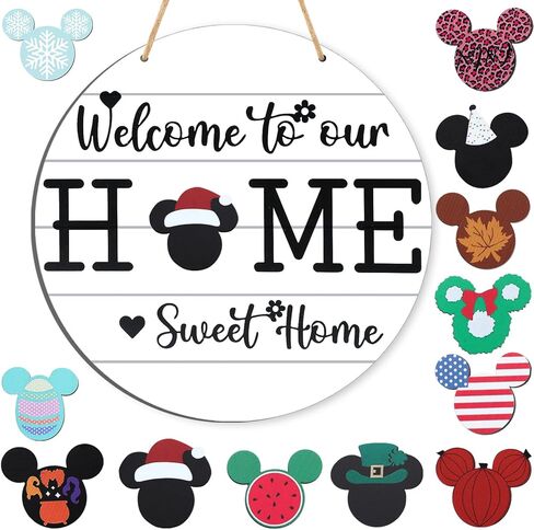 لافتة ترحيب BDUSXYZ، لافتة باب أمامية موسمية لديكور حائط المزرعة، شماعة باب للمنزل المسكون (برتقالي) in Kuwait