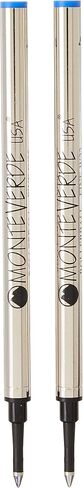 Monteverde Rollerball Refill to Fit Waterman Rollerball Pens, Fine Point, Black, 2 per Pack (W222BK) in Kuwait