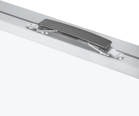 ممحاة سطح المكتب الجافة من INNOVART لوحة بيضاء مقاس 16 بوصة × 12 بوصة، حامل سبورة بيضاء صغير مغناطيسي مزدوج الجوانب مع أقدام مضادة للانزلاق، قابلة للطي للقيام بقائمة المفكرة مع مقبض، مذكرة محمولة على سطح الطاولة للأطفال والمكتب والمنزل in Kuwait