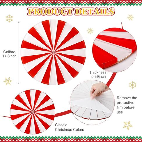 عرض بطاقة عيد الميلاد Thyle مقاس 11.8 بوصة من الأكريليك حامل بطاقة عيد الميلاد حامل عرض بطاقات التهنئة يحمل ما يصل إلى 24 منظم بطاقات بريدية لرف الطاولة ورف المكتب وحفلات الحلوى in Kuwait