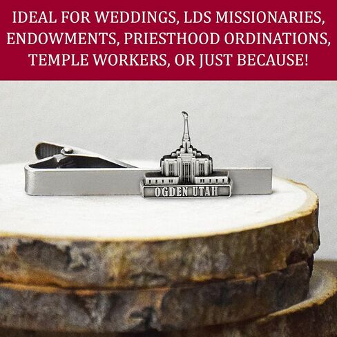 Lifebeats Denver Colorado Temple Antique Silver Temple Tieclip by Ringmasters, not_known in Kuwait