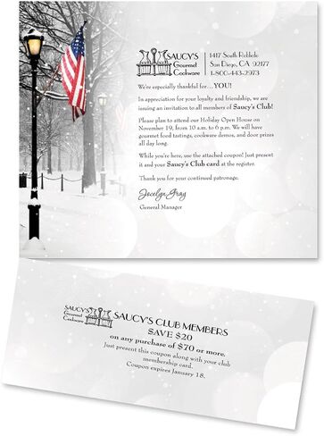 Paperdirect Winter Park Patriot Christmas Holiday Theme القرطاسية، ورق الحدود، ورق ذو رأسية 8.5 × 11، 50 ورقة، ورق كتابة فاخر أنيق، ورق طابعة مزخرف in Saudi Arabia