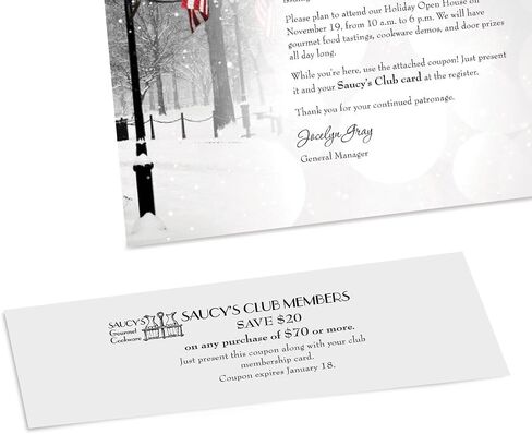Paperdirect Winter Park Patriot Christmas Holiday Theme القرطاسية، ورق الحدود، ورق ذو رأسية 8.5 × 11، 50 ورقة، ورق كتابة فاخر أنيق، ورق طابعة مزخرف in Saudi Arabia