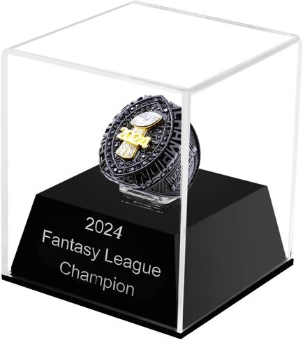 جائزة 2024 Fantasy Football Championship Trophy Ring Award الفائز الرياضي FFL Champion Ring in Kuwait