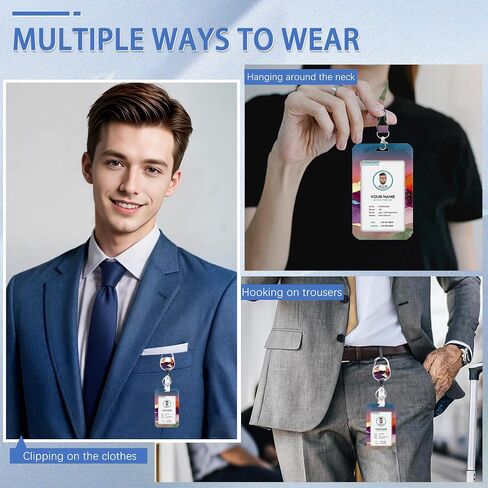 Space Galaxy Constellation Lanyards for ID Badges, Badge Holder with Breakaway Lanyard, Badge Lanyard with Retractable Badge Reel Clip, Women Teacher Doctor Office Employees in Saudi Arabia
