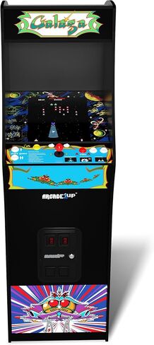 Arcade1Up شاشة LCD عالية الدقة مقاس 17 بوصة متعددة اللاعبين TIME Crisis Arcade مع خزانة واقفة و4 ألعاب كلاسيكية للمنزل، أحمر in Kuwait