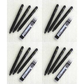 Pilot FriXion Ball Knock Retractable Erasable Gel Ink Pens,Fine Point, - 0.5mm - Black Ink- Value set of 3 & 3 Gel Ink Pen Refill Pack