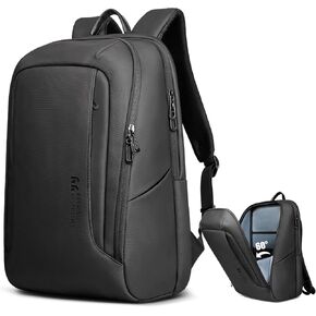 16 Inch Laptop Backpack for Men, Waterproof Business Backpack with Ergonomic Design, Sleek High Tech Backpack for Techies, Commuting, Work, Travel, Daily Life