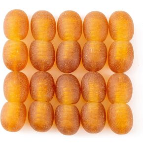 Plastic Screw Clasps for Jewelry Making(10 pcs) - Cognac