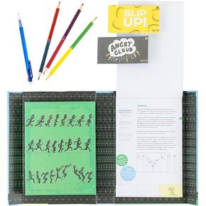 Tiger Tribe: Flip Book Kit - Animation Action - Guide Book, Flip Stories & Stationary, Learn Animation Basics, Kids & Tweens Ages 8+