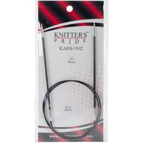 Karbonz Fixed Circular Needles 32-Size 1.5/2.5mm