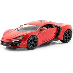 Jada Lykan Hypersport Red Fast & Furious 7" (2015) Movie 1/24 Diecast Model Car