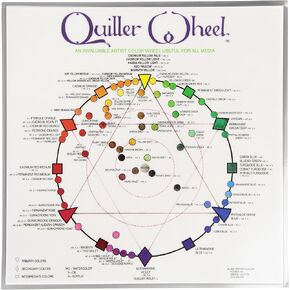 Jack Richeson JACK-499987 Quiller Color Wheel for All Media by Stephen Quiller, 8.5 by 8.5-Inch