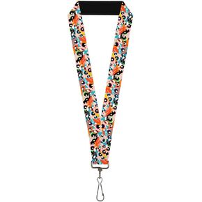 Buckle-Down Warner Bros. Animation Lanyard, The Powerpuff Girls Expressions Stacked, Elastic