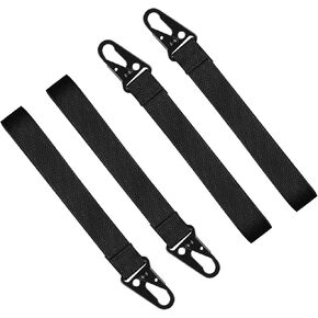 MAGARROW Tactical Wristlet Strap Hand Wrist Lanyard Key Chain Holder for Key (BLACK)