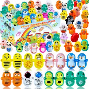 100PCS Mini Tumbler Toys Party Faovrs Pinata Goodie Bag Stuffer Fillers for Kids, Treasure Box Toys for Classroom Preschool Kindergarten Graduation End of the Year School Students Prizes