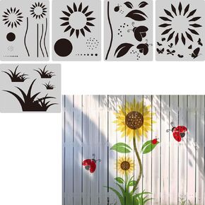 YKW Dog Welcome Stencils 7 Pack Large, Pet Home Decor Templates for Painting Door Mats Wood Signs Paw Print DIY Crafts Dog Lovers in Saudi Arabia