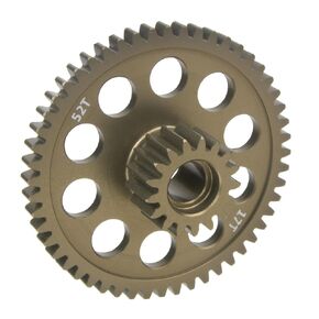 Aluminum 17T/52T Counter Gear for Tamiya Blackfoot Monster Beetle Chassis 1/10 RC Off-Road Car Upgrade Parts